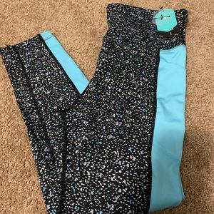 Lularoe rise brave large black blue NWT